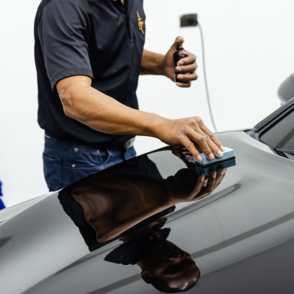 Ceramic coating service at The Wash Pit in St. Julian's